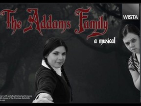 The West Island Theatre Association (WISTA), a non-profit community theatre group, is staging The Addams Family, A New Musical Comedy, from June 8 to 16 at Riverdale High School in Pierrefonds.