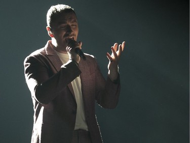 Sam Smith in concert at the Bell Centre in Montreal on Tuesday June 19, 2018.