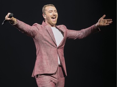 Sam Smith in concert at the Bell Centre in Montreal on Tuesday June 19, 2018.