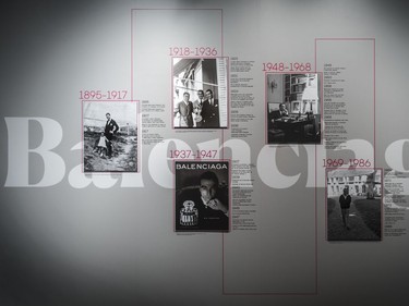 The exhibition also features a fascinating section highlighting the inspiration Balenciaga provided to other designers.