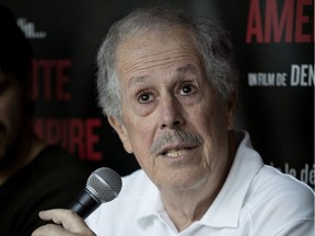 Denys Arcand in Montreal on Tuesday, June 19, 2018: His new film, La chute de l’empire américain, will be given a major release across Quebec on Thursday, June 28.