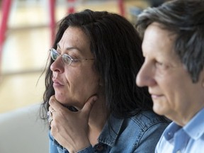 Director Robert Lepage and singer Betty Bonifassi, who are teaming up for SLÃV, "a theatrical odyssey based on slave songs," as part of the Montreal International Jazz Festival at L'Astral in Montreal on Wednesday, June 20, 2018.