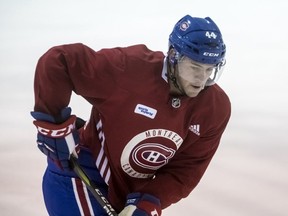 Montreal Canadiens prospect Ryan Poehling at the Bell Sports Complexe in Brossard on Friday, June 29, 2018.