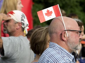 While 90 per cent of anglophones said they were very or somewhat attached to Canada, only 71 per cent of francophones showed the same affinity.  (Christinne Muschi / MONTREAL GAZETTE)