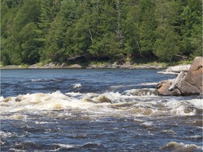 Rapids on the Gatineau River in Bouchette: Philippe Couillard's government unveiled its water strategy on June 27, 2018.