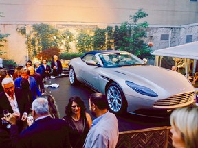 Aston Martins like the Vantage and other models were in full view throughout GP week and at the Ritz-Carlton Montreal Grand Prix Party.