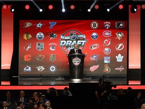 NHL Commissioner Gary Bettman addresses the crowd during the 2017 NHL Draft at the United Center on June 23, 2017 in Chicago.