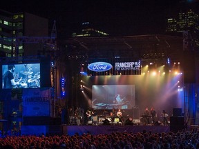 Montreal singer-songwriter Ariane Moffatt performs for the opening night of Les FrancoFolies in 2013.