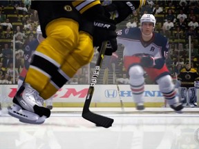 A screen shot from EA Sports NHL 13 video game in Montreal on Aug. 29, 2012.