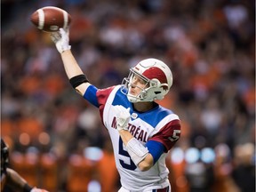 Alouettes quarterback Drew Willy is a former Blue Bomber and could draw some incentive playing his former team.