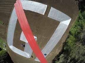 Sometimes things just don't work out as planned. The national social action organization the Council of Canadians, which wants to make this G7 summit the last one, saw their protest plan go awry when the wind carried off their GoPro camera.