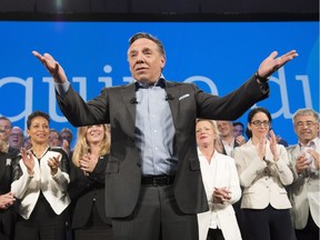 Quebec’s political landscape has been marked by weaponized public opinion, Martin Patriquin writes — from the PQ's "values charter" to the CAQ's “values test.” Above: CAQ leader François Legault.
