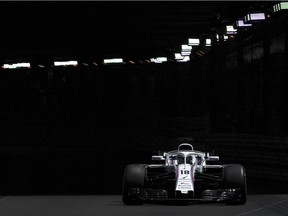 Montreal native Lance Stroll emerges from the tunnel at the Monaco Grand Prix. It's been a dark season so far for the Williams team.