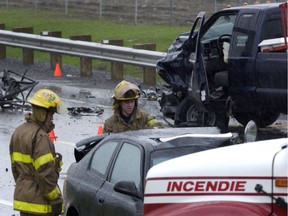 quebec roads, highway, accidents, fatal, death, distracted driving