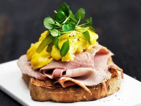 A twist on a classic breakfast dish from the open-sandwich experts.