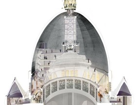 Beginning in 2020, visitors will be able to visit the interior of the dome at St. Joseph's Oratory and climb up to an observatory atop the dome.