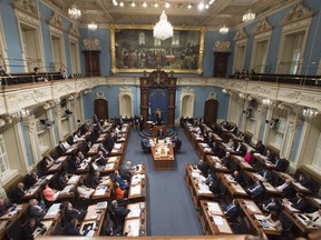 The National Assembly in Quebec City: Campaigning officially starts Thursday for the Oct. 1 Quebec election.
