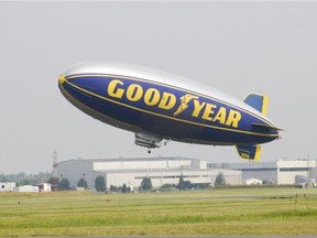 The Goodyear Blimp at the St. Hubert Airport in 2007.