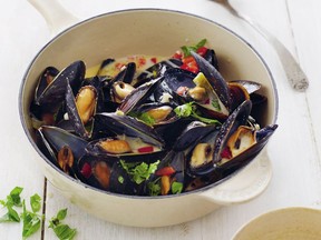 This mussel dish is in Jennifer Segal's Once Upon a Chef.