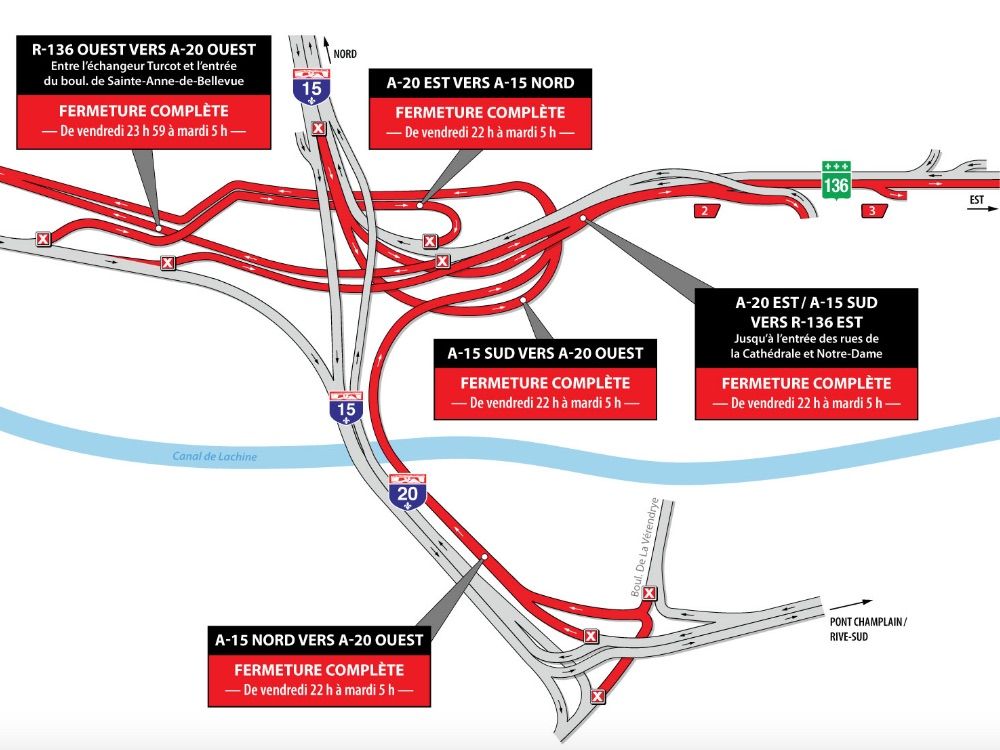 Weekend Traffic Update June 29 To July 2 Parts Of Highways 10 20 25   Turcot June29 