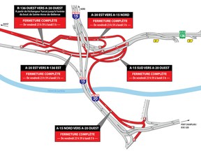 Turcot closures for the weekend starting June 15, 2018.