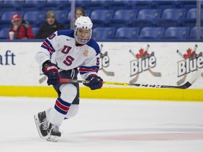 Defenceman K'Andre Miller, a 2018 NHL Entry Draft prospect, has size and a physical presence, and uses a cannon-like one-timer to generate offence.
