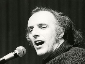 Gilles Vigneault in the 1970s: "He's probably the greatest living poet in Quebec," says Liberal MNA Jacques Chagnon.