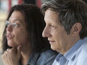 Director Robert Lepage and singer Betty Bonifassi, who teamed up for SLAV, "a theatrical odyssey based on slave songs," as part of the Montreal International Jazz Festival at L'Astral in Montreal, on Wednesday, June 20, 2018.