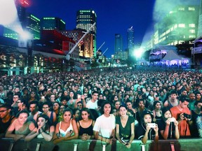 Amid all those sweating, breathing, screaming people at jazz fest's blowout Tuesday night, it felt about seven degrees hotter than anywhere else, Josh Freed writes.