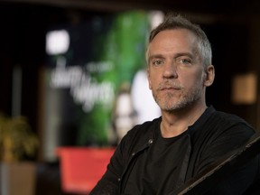 Jean-Marc Vallée poses for a picture during a brief media availability at the Bell Media building  in Montreal on Wednesday, July 4, 2018.