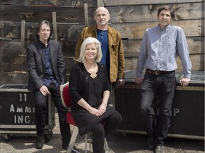 Cowboy Junkies. Left to right: Alan Anton, Margo Timmins, Peter Timmins, Michael Timmins.