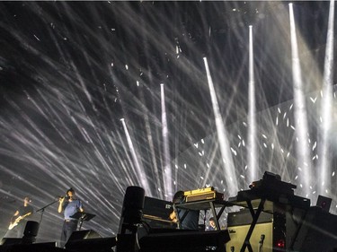 Radiohead played the first of two shows at the Bell Centre in Montreal on Monday July 16, 2018.