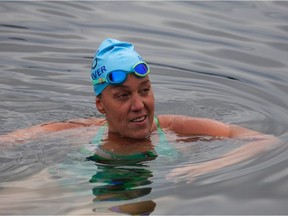 Ultra-marathon open-water swimmer Susan Simmons, a former Montrealer now living in Victoria, will attempt a double crossing of the Juan de Fuca Strait next month.