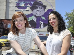 Former Montrealers Jess Salomon, left, and Eman El-Husseini will be doing a joint off-Just for Laughs show, The El-Salomons, Friday and Saturday.