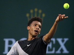 Félix Auger-Aliassime has spent the past four months in Europe playing on dusty red clay courts, and he came home this week with a career-high ranking of No. 134 on the ATP Tour.