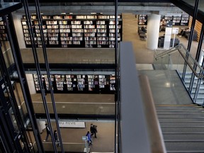 File photo of Grande Bibliothèque in Montreal.