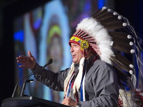 One-term incumbent Perry Bellegarde won 53 per cent of the votes in the first round of voting.