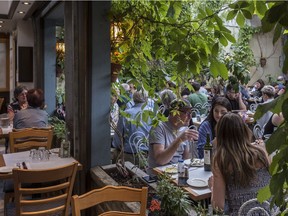The Jardin de Panos restaurant at 521 Duluth Street in Montreal, on Monday, June 11, 2018.
