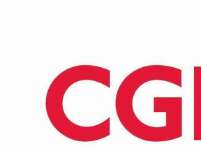 The logo of CGI Group is seen in this undated handout image.