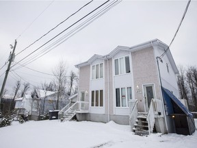Houses that belonged to members of the ultra-orthodox Jewish sect Lev Tahor, in the town of Sainte-Agathe-des-Monts, 100 kilometres north of Montreal, on Tuesday, November 26, 2013.