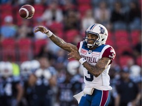 "I'm going to come out here, do my best, lead this team, be efficient on second down and just have fun," Alouettes quarterback Vernon Adams says.