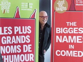 Comedian Howie Mandel is one of the new co-owners of the Just for Laughs franchise, juste pour rire, patrick rozon