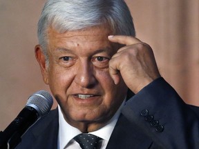 Mexico's President-elect Andres Manuel Lopez Obrador.