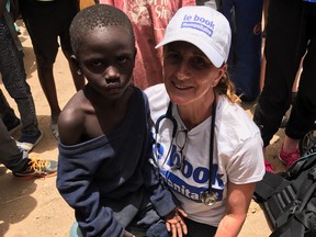 Rachel Lapierre is seen in Senegal in 2018.
