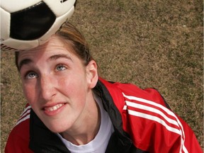 McGill soccer star Danielle Day in 2005.