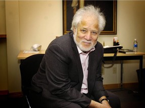 VANCOUVER  B.C050407-READY TO SPEAK TO VANCOUVER .... Toronto novelist Michael Ondaatje is speaking at  Thurs at Christ Church Cathedral .. see  REBECA Wigod ent. story...  Mark van Manen/Vancouver Sun.   [PNG Merlin Archive](Arts-Tremblay )
Blue-eyed, white-bearded, hair askew, Sri Lankan-born novelist Michael Ondaatje, at 63, has an air of controlled wildness about him.