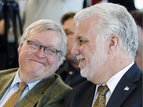 Gaétan Barrette and Philippe Couillard: Diplomacy isn't the controversial health minister’s strong suit, premier admits.