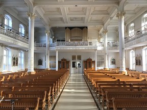 The chapel at the Congrégation des Soeurs de Sainte-Anne convent in Lachine. A development project for the convent includes a new residence for the nuns.