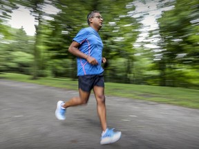 Since leaving the restaurant business this year, Stelio Perombelon has been concentrating on his passion for running. “I still have the energy to run 80 kilometres a week,” he says, “but I don’t have the energy to put in 80 hours in the kitchen.”