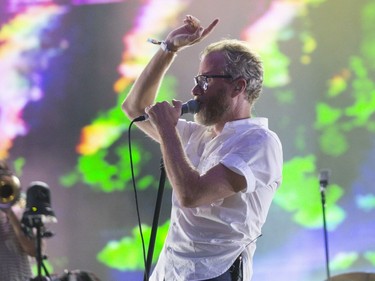 The National performs at Osheaga in Montreal, Sunday, August 5, 2018.